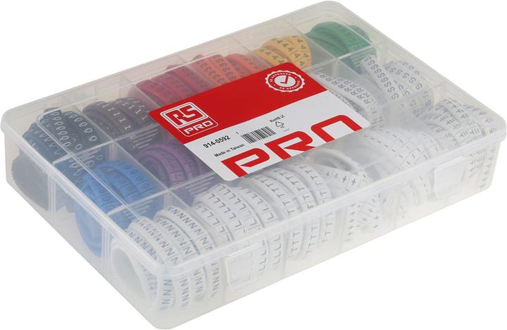 Image du produit Rs Pro Kit de marquage de câbles en PVC