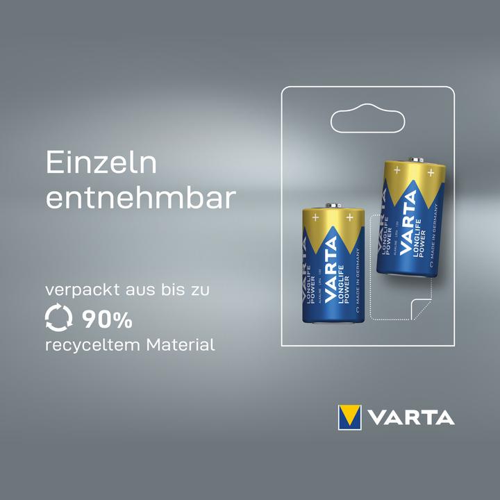 Image du produit Varta une puissance durable (2 pcs, C, 7800 mAh)