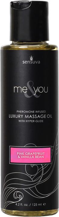 Immagine prodotto Sensuva Me & You Olio per massaggi al pompelmo rosa e ai semi di vaniglia 125 ml (125 ml)