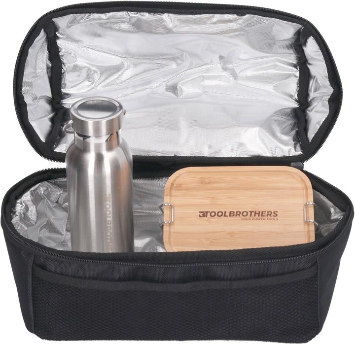 Produktbild Makita Toolbrothers Lunchpaket mit Isoliertasche + Toolbrothers Fan Edelstahl Brotdose mit 2 Etagen
