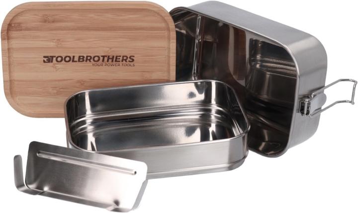 Produktbild Makita Toolbrothers Lunchpaket mit Isoliertasche + Toolbrothers Fan Edelstahl Brotdose mit 2 Etagen