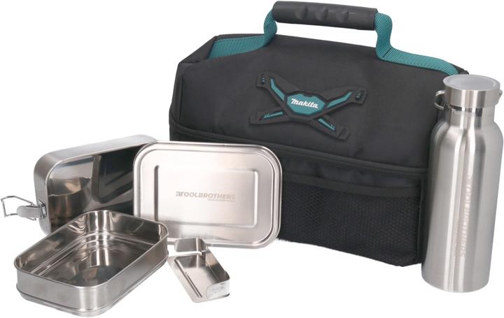 Produktbild Makita Toolbrothers Lunchpaket mit Isoliertasche + Toolbrothers Fan Edelstahl Brotdose 1340 ml + Ede