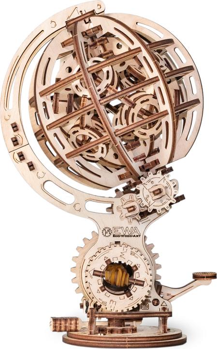 Eco Wood Art Kinetic globe