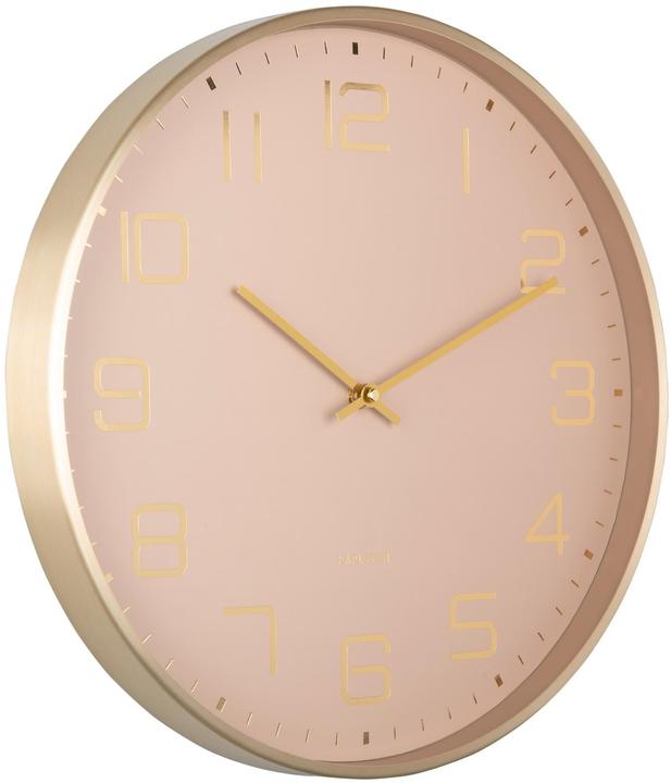 Karlsson Horloge murale Elegance Glow Soft brown (40 cm)