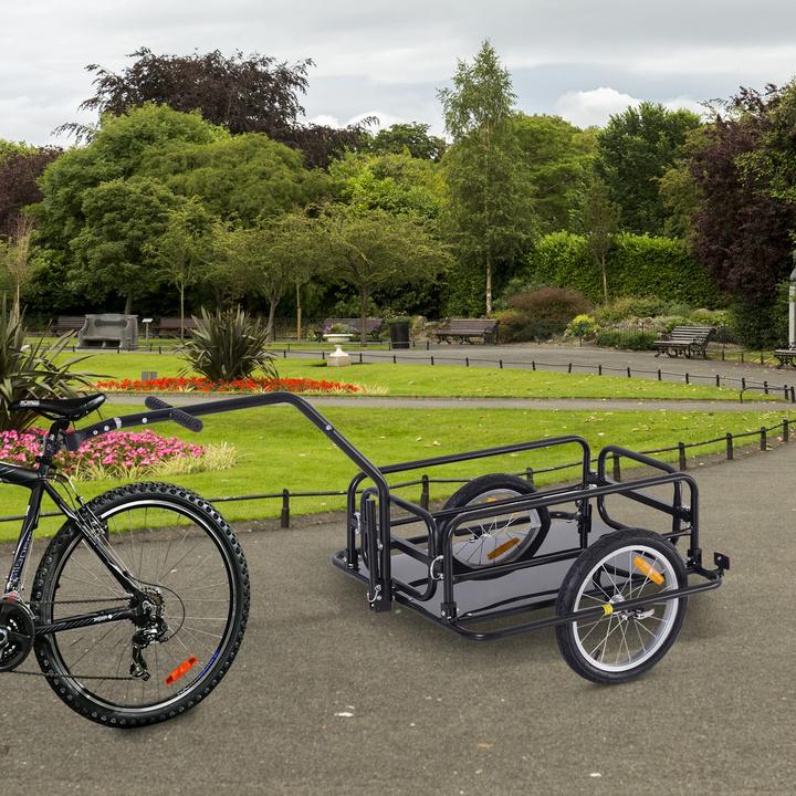 Actual product image Homcom Fahrradanhänger feste Bodenplatte