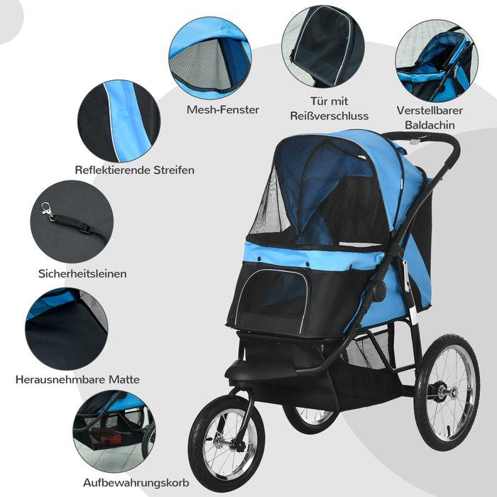 Actual product image PawHut Dog buggy (Dog, Foldable)