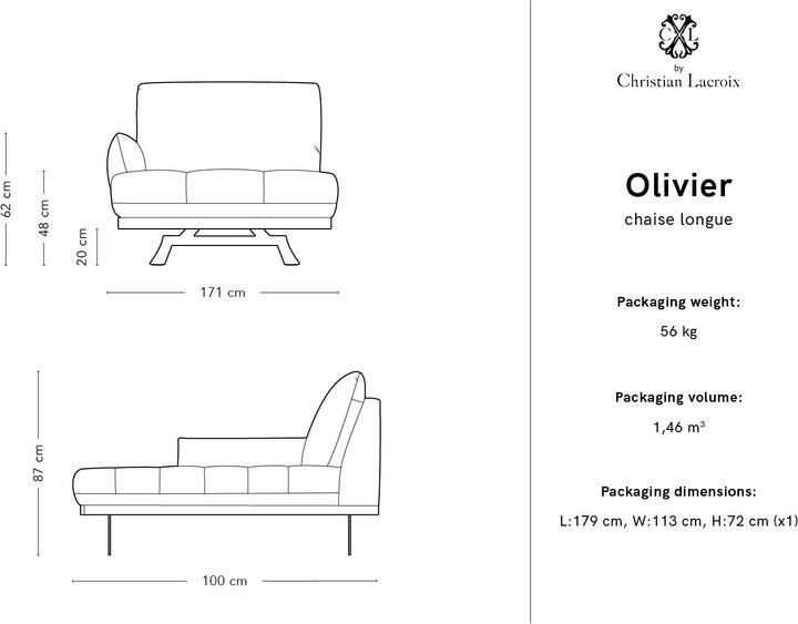 Image du produit CXL by Christian Lacroix Olivier (Chaise longue)
