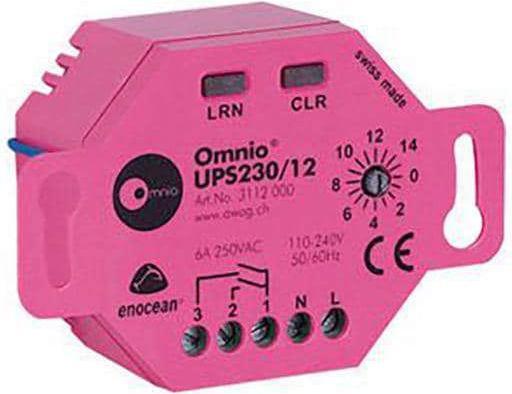 Actual product image Omnio EnOcean flush-mounted switching actuator 2 channel SK (Switch actuator)