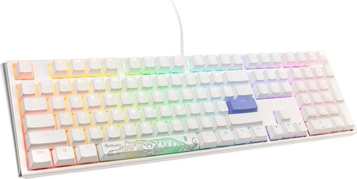 Image du produit Ducky One 3 Classic Pure White Clavier de jeu, RGB LED - MX-Red (US) (US, Filaire)