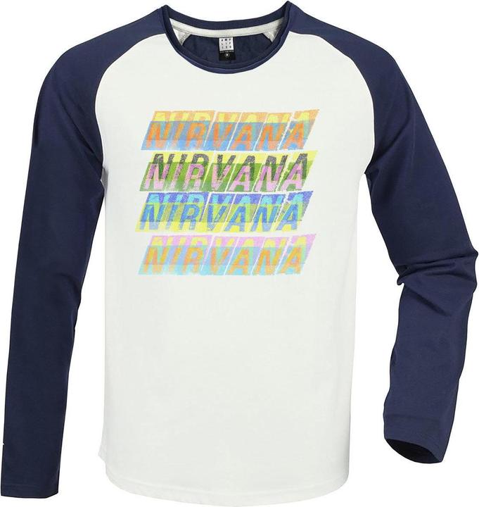 Immagine prodotto Amplified Maglietta Nirvana Logo Ripetuto Adulto Unisex (3XL)