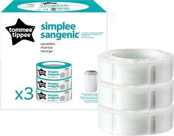 Immagine prodotto Sangenic Cassette di ricarica semplici (3 pz) (3 x)