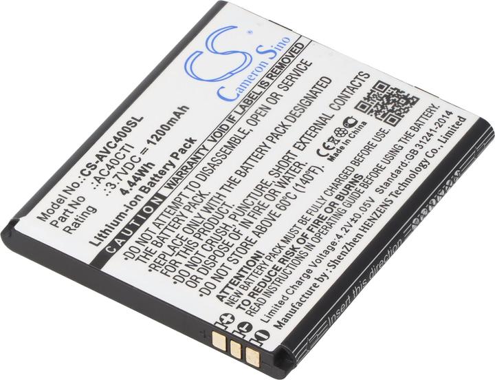 Actual product image AccuCell Akku AC40CTI Archos AC40CTI
