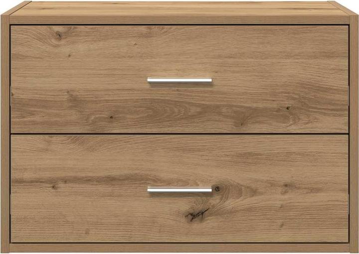 Image du produit VidaXL Armoire avec 2 tiroirs Chêne Artisan 60x31x40cm Bois composite (60 x 31 x 40 cm)
