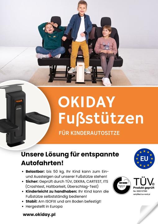 Actual product image Okiday Footrest orange