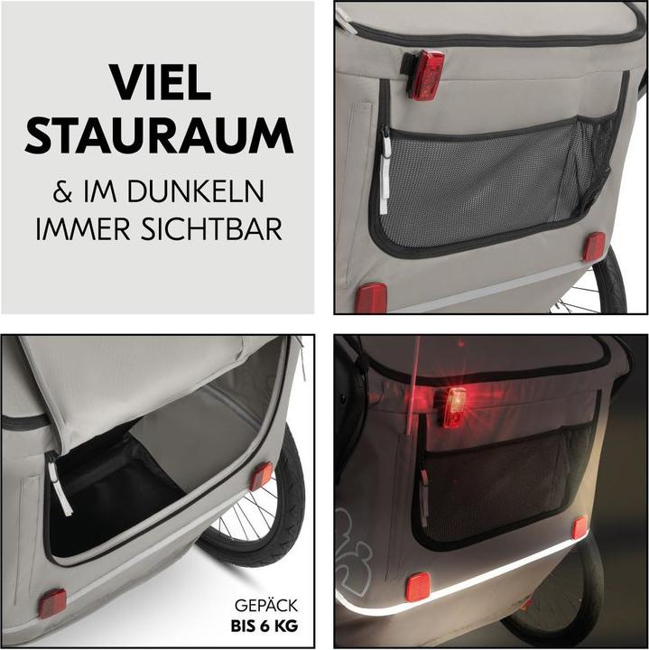Produktbild Hauck 3in1 Fahrradanhänger Bike N Walk Duo für