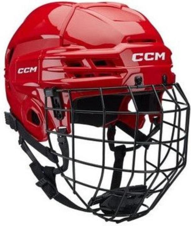 Image du produit CCM Tacks 70 SR casque de hockey avec cage (rouge, S) (S)