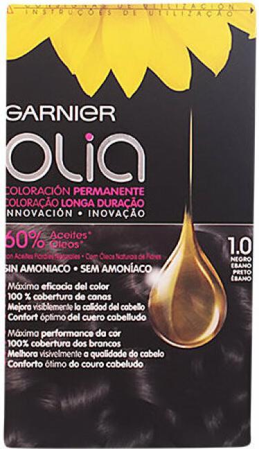 Image du produit Garnier OLIA Coloración Permanente #1,0 Negro Ebano 4 pz (#1,0 Negro Ebano)