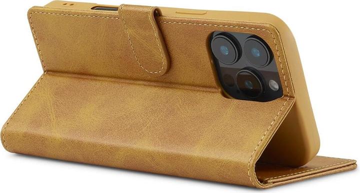 Actual product image LC.Imeeke iPhone 16 Pro - leather case cover (Apple iPhone 16 Pro)