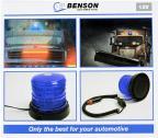 Actual product image Benson LED-Warnleuchte blau 12V