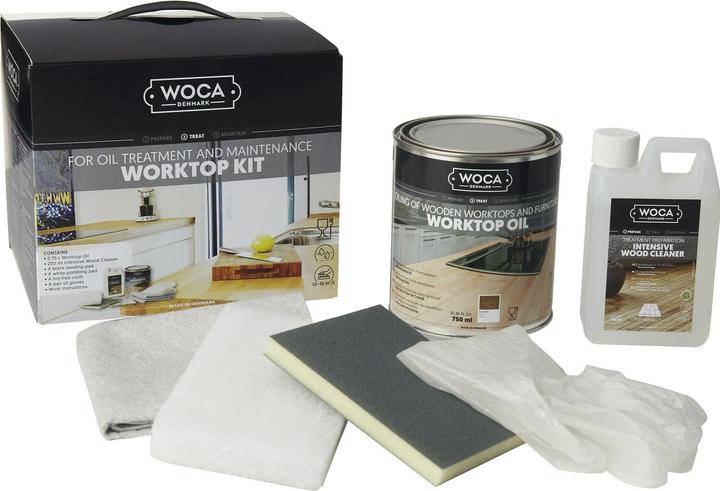 Produktbild Woca Arbeitsplattenset (Natur, 0.10 l)