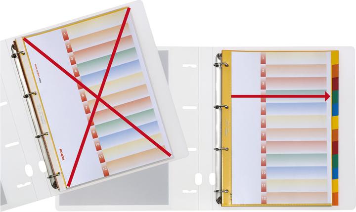 Actual product image Kolma Index pockets for A4 indexes (A4, 5 x)