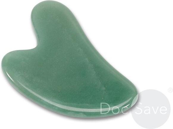 Feather Massage-Instrument aus Dongling Jade, Herz-Form