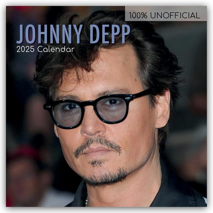 Produktbild Johnny Depp 2025 - 16-Monatskalender (305 x 305 mm, Englisch, Deutsch)