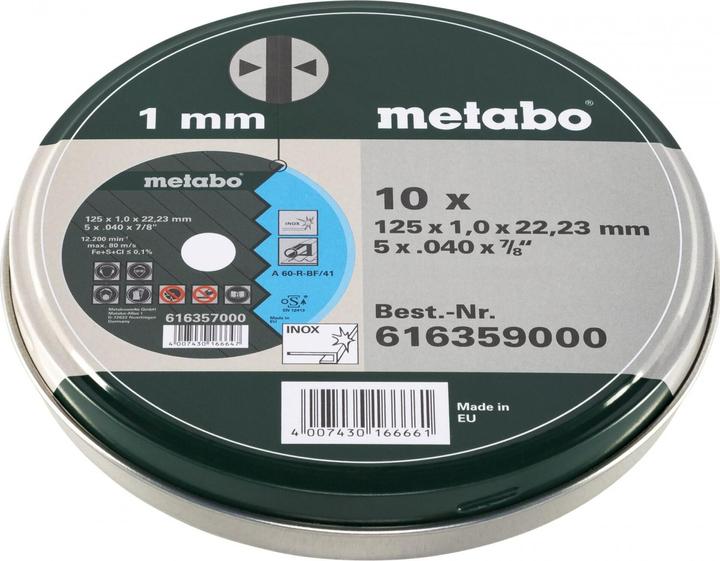 Actual product image Metabo Cutting discs