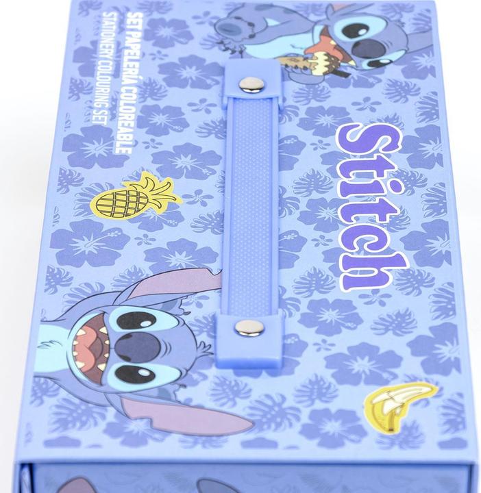 Actual product image Dick Smith Lilo & Stitch colouring case with drawer - Disney