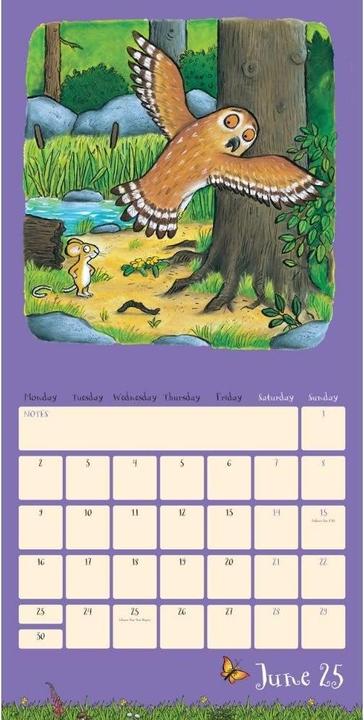 Actual product image The Gruffalo 2025 Square Wall Calendar (30 x 30 cm, German)