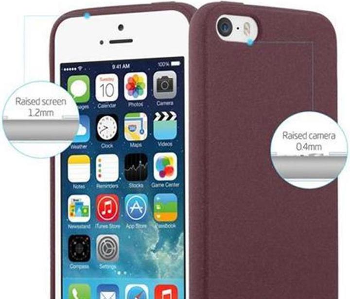 Actual product image Cadorabo TPU Frosted Cover (Apple iPhone 5)