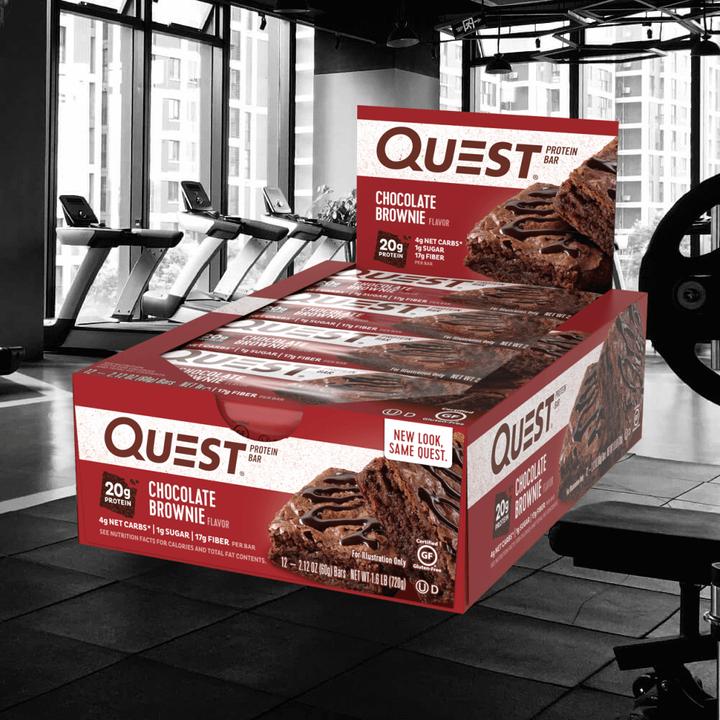 Actual product image Quest Nutrition Quest Bar (Chocolate brownie, 12 pcs., 720 g)