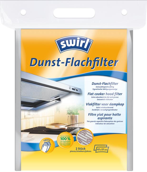 Swirl Filtre plat à vapeur