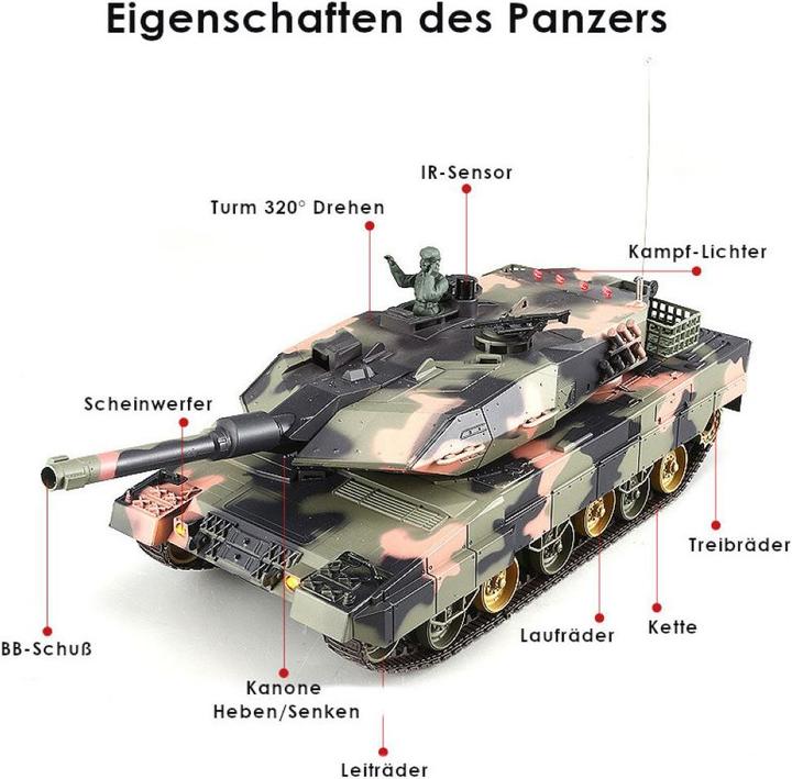 Produktbild Es-toys Heng Long Deutscher Leopard A5