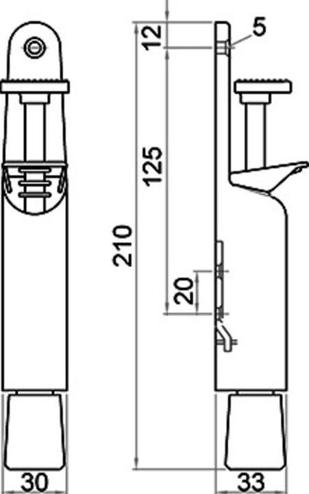 Produktbild Kws Türfeststeller 1032 (1 Stück)