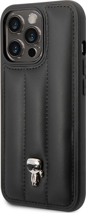 Produktbild Karl Lagerfeld Phone 14 Pro Max Quilted Puffy Ikonik Logo Case (Apple iPhone 14 Pro Max)