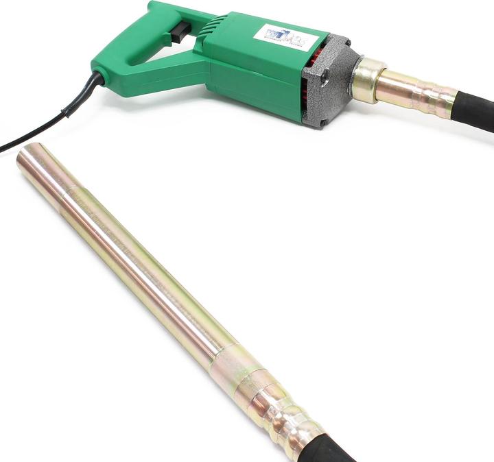 Wiltec Vibreur Béton électrique Intérieur 580W Aiguille vibrante 200 cm Arbre flexible Compactage béton
