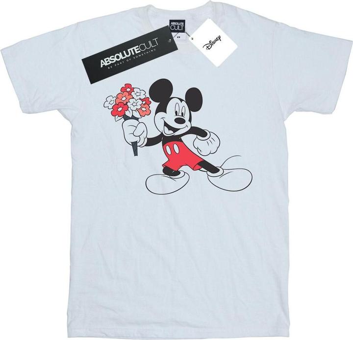 Immagine prodotto Disney Mickey Mouse Flowers Maglietta Ampia Donna (5XL)