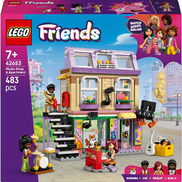 LEGO Musikladen & Wohnung (42653, LEGO Friends)