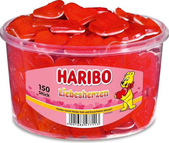Produktbild Haribo Liebes-Herzen (150 Stk., 1200 g)