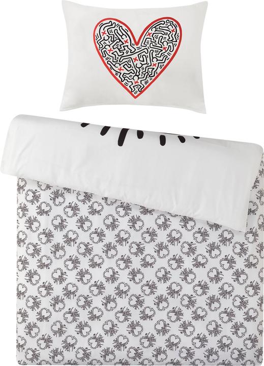 Image du produit Keith Haring Love (Set de linge de lit, 65 x 100 cm, 160 x 210 cm)