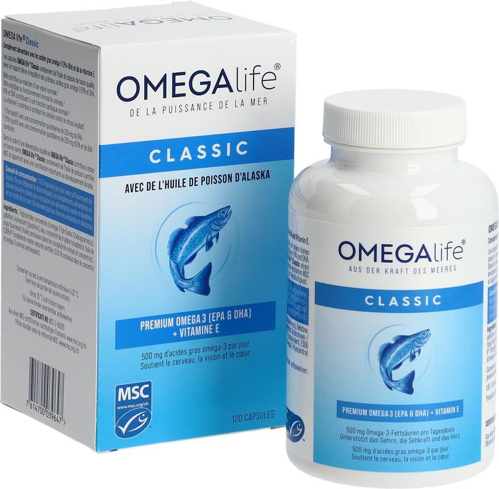 Produktbild Omega-Life Classic (120 Stück, Kapseln, 235 g)