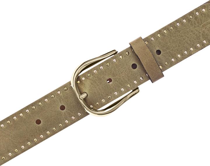 Actual product image B.Belt Studded leather belt (80)