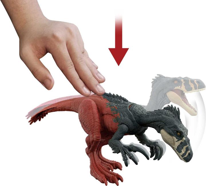 Actual product image Jurassic World Roar Strikers Megaraptor