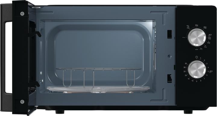 Image du produit Gorenje MO20E2BH Microwave Oven, Free Standing, Capacity 20 L, Power 800 W, No Ddisplay, Black (20 l)