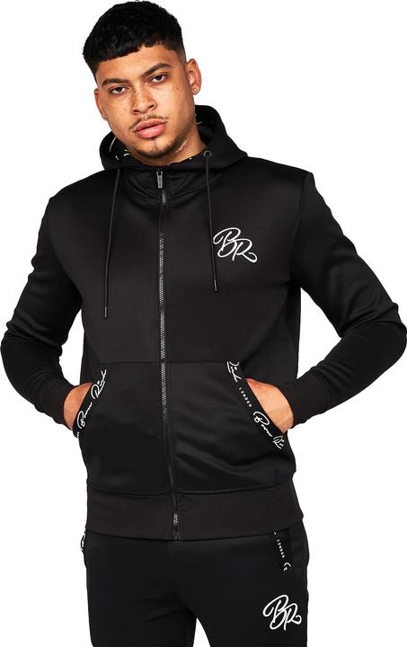 Born Rich Foletti Hoodie mit durchgehendem Reissverschluss (L)