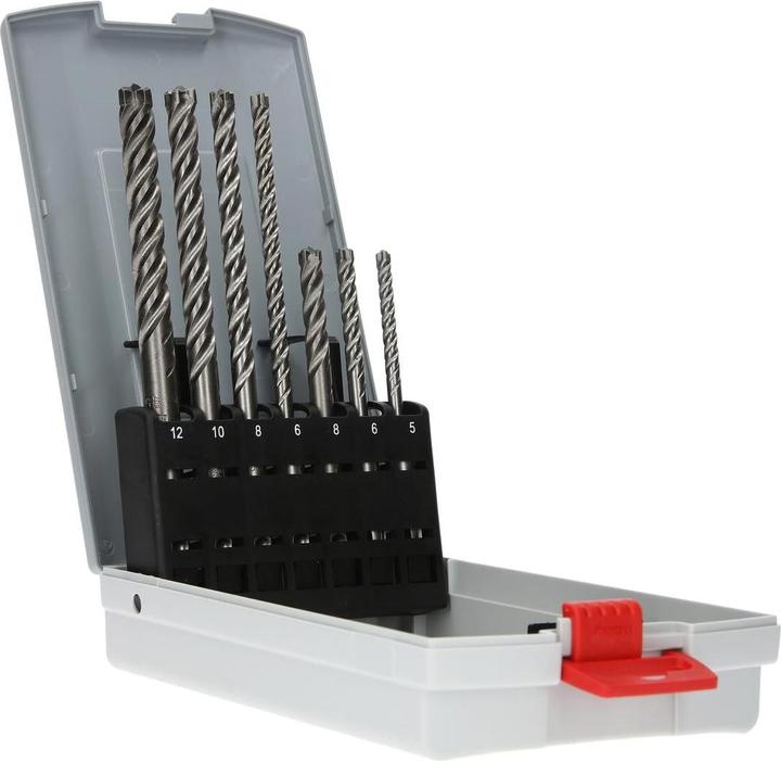 Image du produit Bosch Professional Zubehör Jeu de forets SDS Plus 7X (5.0 mm, 6.0 mm, Ø 8.0 mm, 12.0 mm, 10.0 mm)