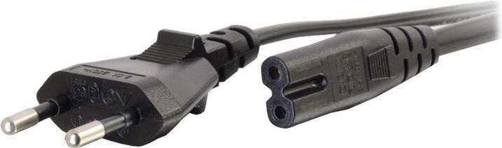 C2G Cbl/1m CEE 7/7 to IEC 60320 C7 Pwr Cord (1 m)