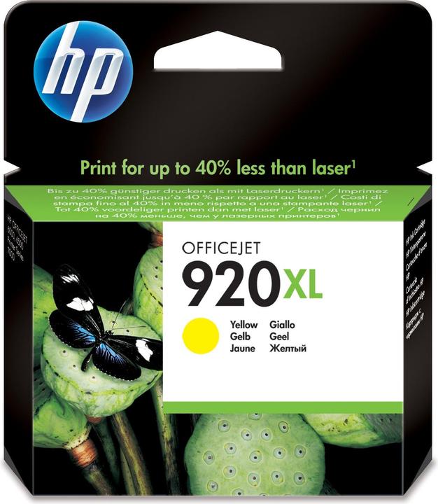 Actual product image HP CD974AE 920XL Ink cartridge yellow 700 pages ISO/IEC 24711 8ml Yellow OfficeJet 6000 (Y)