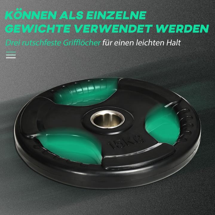 Image du produit SportNow Disque d'haltères avec trou de 5 cm (2 x 15 kg)